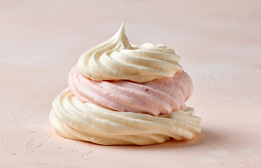 Image showing meringue cookie cake pavlova