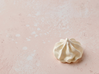 Image showing baked meringue cookie