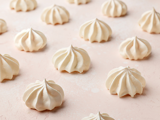 Image showing freshly baked meringue cookies