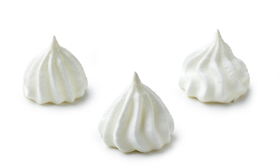 Image showing meringue cookies on white background