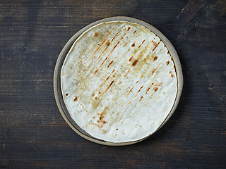 Image showing tortilla on plate