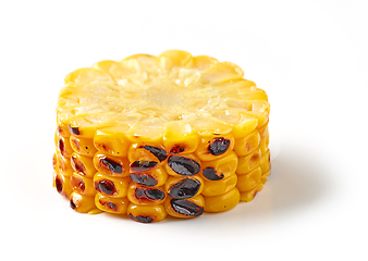 Image showing grilled sweet corn slice