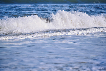 Image showing Water and waves in Pacific Ocean