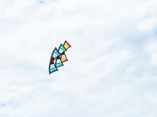 Image showing Three quad line stunt kites