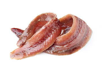 Image showing canned anchovy fillets