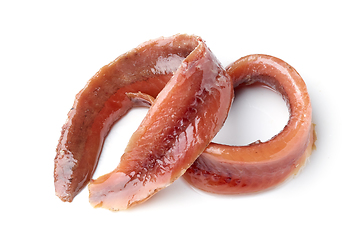 Image showing canned anchovy fillets