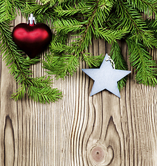 Image showing Christmas Decoration Background
