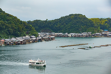 Image showing Ine cho in Kyoto of Japanese