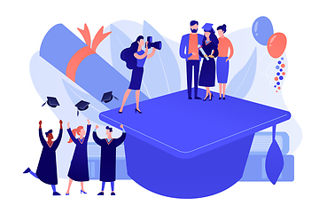 Image showing Graduation concept vector illustration