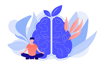 Image showing Mindfulness concept vector illustration.