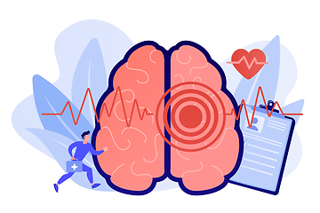 Image showing Stroke concept vector illustration.