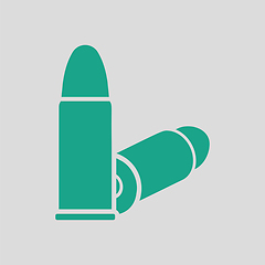 Image showing Pistol bullets icon