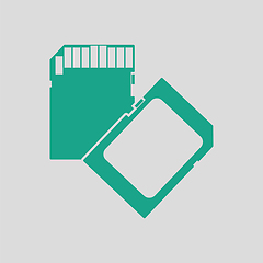 Image showing Memory card icon