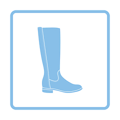 Image showing Autumn woman boot icon