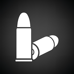 Image showing Pistol bullets icon