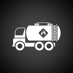 Image showing Oil truck icon