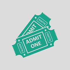 Image showing Cinema tickets icon