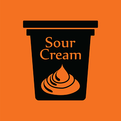 Image showing Sour cream icon