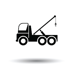 Image showing Car towing truck icon