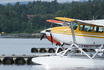 Image showing Two seaplanes