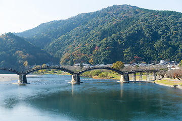 Image showing Kintai Bridge in japan