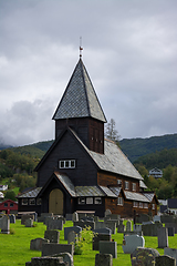 Image showing Roldal Stave Church, Sogn og Fjordane, Norway