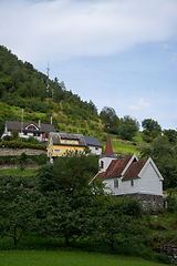 Image showing Undredal Stave Church, Sogn og Fjordane, Norway