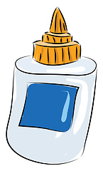 Image showing Tube of glue vector illustration 