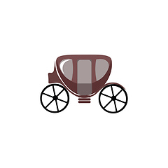 Image showing Small carriage vector or color illustration