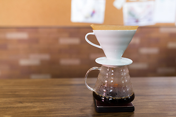 Image showing Pour over coffee