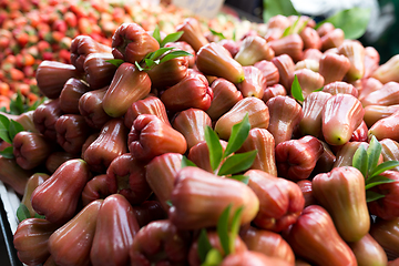 Image showing Wax apple in wet market