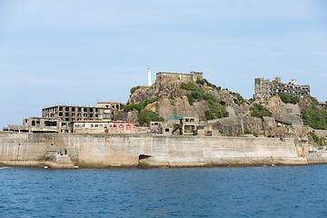 Image showing Battleship Island in Nagasaki city of Japan