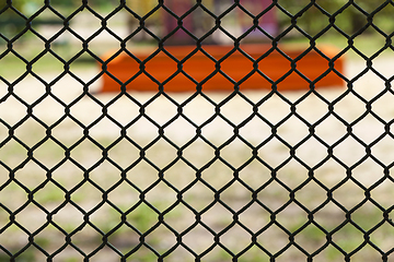 Image showing mesh fence