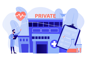 Image showing Private healthcare concept vector illustration.