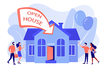 Image showing Open house concept vector illustration.