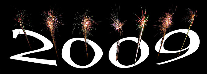 Image showing 2009 celebration firework