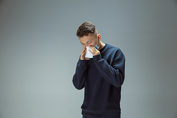 Image showing Medic in protective mask, coronavirus illustration concept