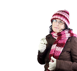 Image showing christmas girl