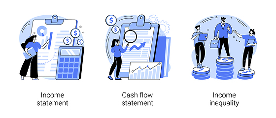 Image showing Balance sheet abstract concept vector illustrations.