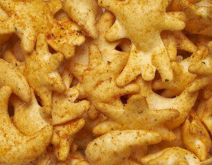 Image showing salty snack closeup