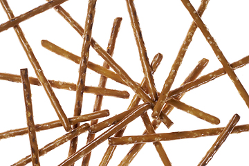 Image showing salt sticks closeup