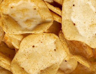 Image showing salty snack closeup