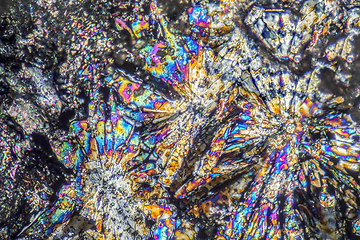 Image showing soda lye microcrystals