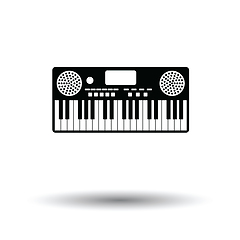 Image showing Music synthesizer icon