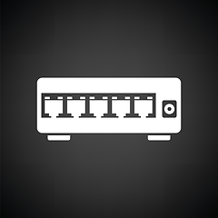 Image showing Ethernet switch icon