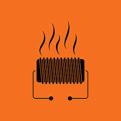 Image showing Electrical heater icon