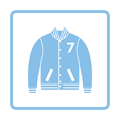 Image showing Baseball jacket icon