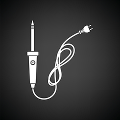 Image showing Soldering iron icon