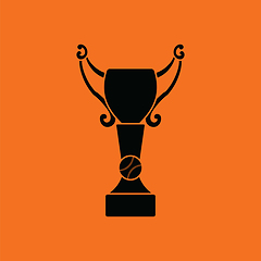 Image showing Baseball cup icon