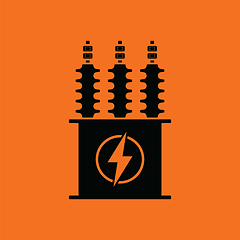 Image showing Electric transformer icon